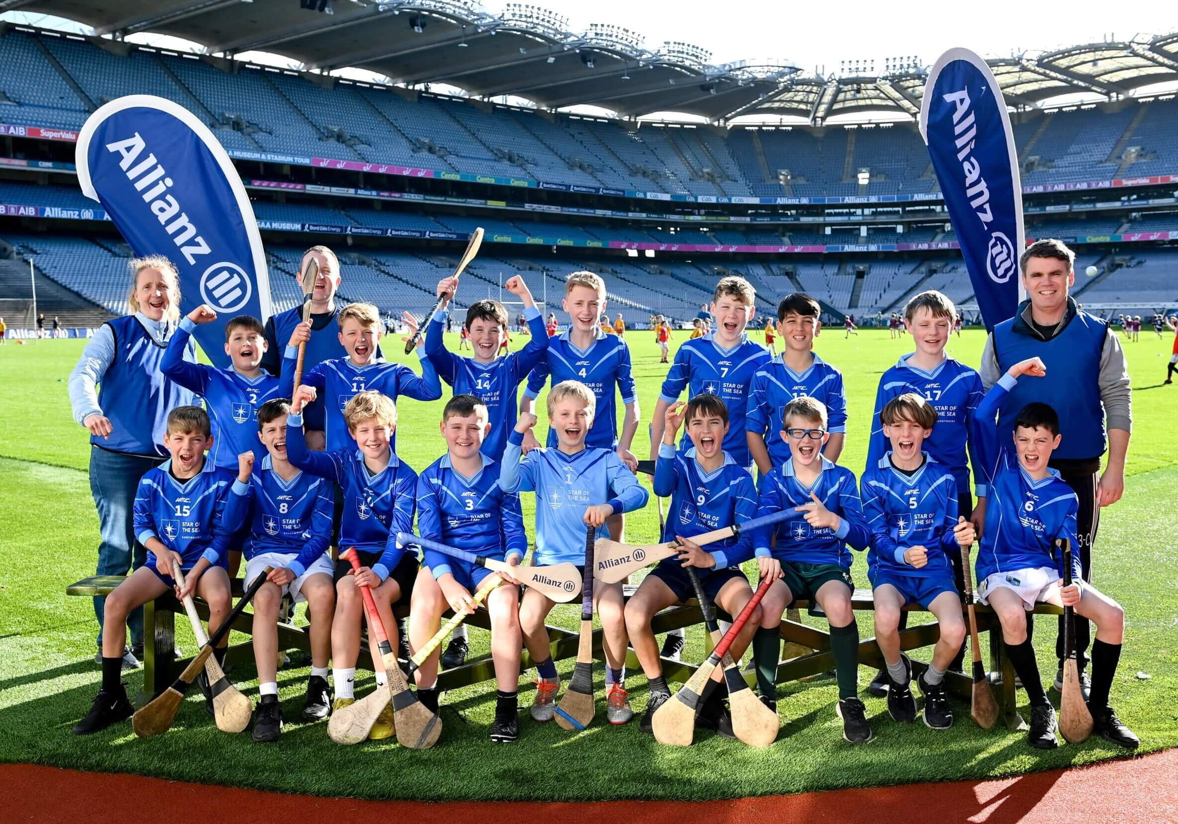 22 October 2023; Star of the Sea, Dublin, during the Allianz Rewards Croke Park Pitch Day at Croke Park in Dublin. Photo by Seb Daly/Sportsfile *** NO REPRODUCTION FEE ***